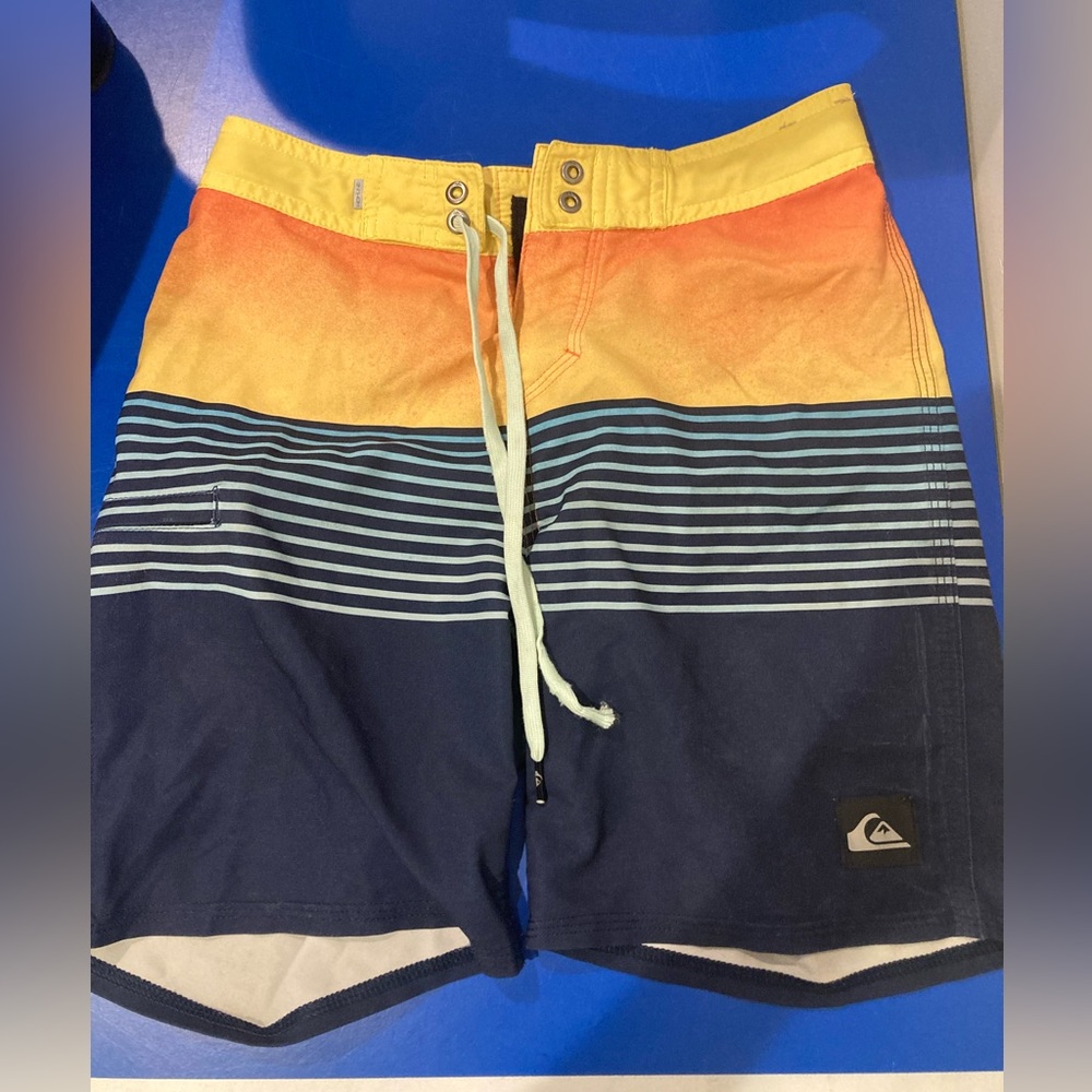 Boys quicksilver swim trunks size 24